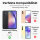 360° Grad Hülle für Samsung Galaxy A54 5G vollschutz Integriertem Displayschutz Rot