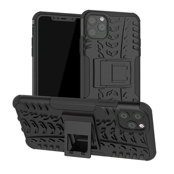 Handyhülle für Apple iPhone 11 Pro Max – Panzer Cover Schwarz