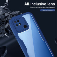 360° Grad Hülle Xiaomi Redmi 10C Rundum vollschutz Integriertem Displayschutz Rosa