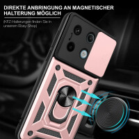 Outdoor Panzer Hülle Xiaomi Redmi Note 13 Pro 5G Handyhülle Kameraschutz Rosegold