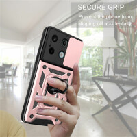 Outdoor Panzer Hülle Xiaomi Redmi Note 13 Pro 5G Handyhülle Kameraschutz Rosegold