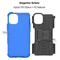 Handyhülle für Apple iPhone 12 Mini – Panzer Cover Blau