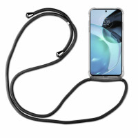 betterfon Handykette für Motorola Moto G72 Handyhülle mit Band Hülle mit Kordel  Schwarz