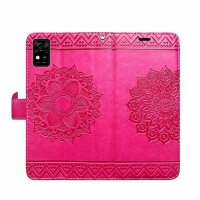 Handyhülle für ZTE Blade A71 – Klapphülle Mandala Pink