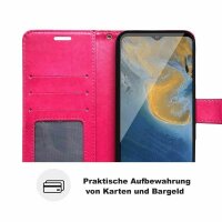 Handyhülle für ZTE Blade A71 – Klapphülle Mandala Pink