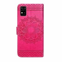 Handyhülle für ZTE Blade A71 – Klapphülle Mandala Pink