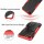 Handy Tasche für Apple iPhone Panzer Cover Case Schutz Hülle Etui Schale Bumper Apple iPhone SE 2020 Rot