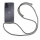 Handykette für Motorola Moto G04 / Moto G04s / Moto E14 Hülle Handyhülle Kordel Grau