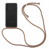 Handykette für Samsung Galaxy A33 Handyhülle mit Band Schutz Hülle Handy Tasche in Rainbow