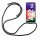 Handykette für Samsung Handyhülle mit Band Schutz Hülle Handy Tasche mit Schnur Samsung Galaxy A22 5G Rainbow