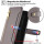 Handykette Samsung Hülle mit Band Handyhülle Kartenfächer PU Leder Umhängetasche Galaxy A54 Grau