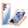 360°Grad Hülle für Samsung Galaxy S22 Ultra mit Integriertem Displayschutz Rosa