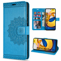 Hülle für Xiaomi Redmi Note 11s 5G / Poco M4 Pro 5G Handyhülle Handy Tasche Etui Blau
