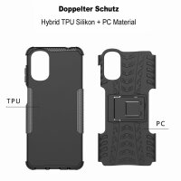 Hülle Motorola Moto G22, E32, E32 Schutzhülle Handytasche Handyhülle Silikon TPU Schwarz