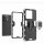 Hülle Xiaomi Redmi Note 13 5G Handyhülle Drehbar Ringhalter Magnet Bumper Case Schwarz