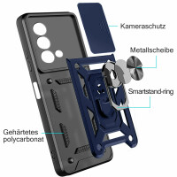 Oppo A74 4G Handyhülle Handy Tasche Hülle Outdoor Case Back TPU Silikon Bumper