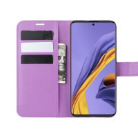 Handy Tasche für Samsung Galaxy A51 SM-A515 Hülle Case Buchhülle Klapphülle TPU PU-Leder Lila