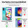 Handy Tasche für Samsung Galaxy A51 SM-A515 Hülle Case Buchhülle Klapphülle TPU PU-Leder Lila