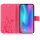 Huawei P-Smart 2019 Handy Tasche Handyhülle Wallet Schutz Hülle Blumen Cover Neu