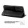 Huawei Handy Tasche Handyhülle Schutz Hülle Blumen Flip Cover Buch Case Etui Huawei P40 Pro Schwarz