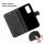 Huawei Handy Tasche Handyhülle Schutz Hülle Blumen Flip Cover Buch Case Etui Huawei P40 Pro Schwarz