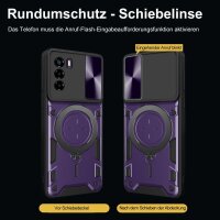 Handyhülle für ZTE Blade A71 – Ring Panzer Case Lila