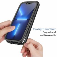 Handyhülle für Apple iPhone 13 Pro Max – 360° Panzer Case mit Displayschutz