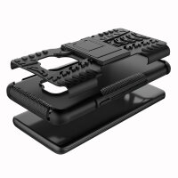 Handy Tasche für Samsung Galaxy Case Panzer Hülle Cover Schutzhülle Etui Bumper Galaxy S9 SM-G960 Schwarz