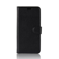 Handy Tasche Huawei Mate 20 Lite Klapptasche Flip Cover Schutz Buch Hülle Etui Schwarz