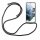 Handykette für Samsung S21 S22 S23 S24 FE Plus Ultra Handyhülle mit Band Hülle Galaxy S24+ Schwarz