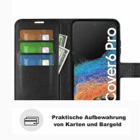 Hülle für Samsung Galaxy XCover 6 Pro, Handyhülle Schutzhülle Klapphülle Etui