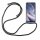 Oppo Hülle mit Band Schutzhülle Handykette Seil Silikon Handy Tasche mit Schnur Oppo Reno4 Z 5G Rosa