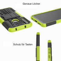 Xiaomi Redmi Note 8 ( 2021 ), Handy Tasche Outdoor Hülle Case Cover Bumper TPU  Grün