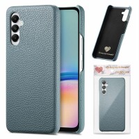 Hülle Handyhülle Stoßfeste Handy Tasche Ultra-Dünn Case Leder Bumper für Samsung Galaxy A55 Blau