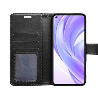 Hülle Xiaomi Mi 11 Lite 4G / 5G / NE, Handy Tasche Flip Case Etui Schale Wallet  Schwarz