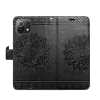 Hülle Xiaomi Mi 11 Lite 4G / 5G / NE, Handy Tasche Flip Case Etui Schale Wallet  Schwarz