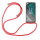 Handykette für Nokia C32 Handyhülle mit Band Umhängehülle mit Band Hülle Cover  Rot