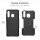 Handy Tasche für Samsung Galaxy Case Panzer Hülle Cover Schutzhülle Etui Bumper Galaxy A20 / A30 / A50 Schwarz