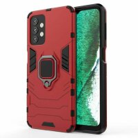 Handyhülle für Samsung Galaxy A32 5G – Ring Panzer Cover Rot
