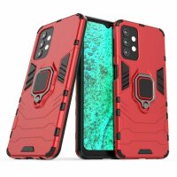 Handyhülle für Samsung Galaxy A32 5G – Ring Panzer Cover Rot