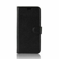 Handyhülle für ZTE Blade L8 – Klapphülle PU-Leder Schwarz
