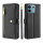Handykette Xiaomi Hülle mit Band Handyhülle Kartenfächer PU Leder Umhängetasche Redmi Note 13 Pro 5G Schwarz