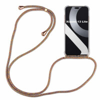 Handykette für Xiaomi 13 Lite Handyhülle mit Band Hülle mit Kordel Handy Tasche Rainbow