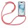 Handykette für Apple iPhone 15 Serie Hülle Handyhülle mit Band Hülle mit Kordel Rot iPhone 15 Pro Max