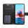 Schutz Hülle Xiaomi Redmi Note 10 Handy Tasche Flip Case Etui Schale TPU Wallet Schwarz