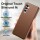 Hülle Handyhülle Stoßfeste Handy Tasche Ultra-Dünn Case Leder Bumper für Samsung Galaxy A15 Braun