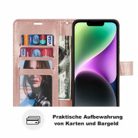 Handyhülle für Apple iPhone 14 Plus – Mandala Case Rosegold