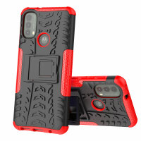 Hülle Motorola Moto E20, E30, E40 Schutzhülle Handytasche Handyhülle Silikon TPU Rot