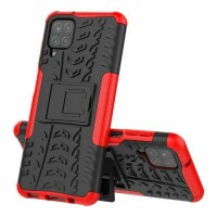 Handy Tasche für SAMSUNG Galaxy Hülle Handyhülle Schutzhülle Outdoor Case Schale Galaxy A41 SM-A415F Rot