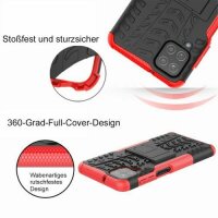 Handy Tasche für SAMSUNG Galaxy Hülle Handyhülle Schutzhülle Outdoor Case Schale Galaxy A41 SM-A415F Rot